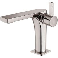 Смеситель для раковины Paffoni Rock RO071ST Сталь — фото 1, Смесители для раковины