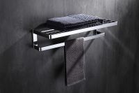 Полка для полотенец Abber Westen AA1758 Хром — фото 2, Полки для полотенец
