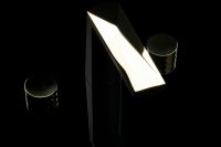 Смеситель для раковины Boheme Venturo 150-BG-DIAMOND Черный матовый Золото — фото 3, Смесители