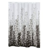 Товар: Штора для ванны Ridder Skyline 200х180 Серая - фото 2 Штора для ванны Ridder Skyline 200х180 Серая — фото 2, Аксессуары для туалета