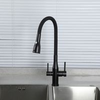 Смеситель для кухни Gappo G4399-66 Черный матовый — фото 15, Смесители для кухни