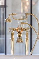 Смеситель для ванны Jacob Delafon Cleo 1889 E24314-BGG Золото глянцевое — фото 8, Смесители