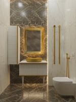 Товар: Тумба под раковину Boheme Armadi Art Vallessi Avangarde Canale 80 843-080-WG подвесная Белый Золото - фото 6 Тумба под раковину Boheme Armadi Art Vallessi Avangarde Canale 80 843-080-WG подвесная Белый Золото — фото 6, Мебель для ванной