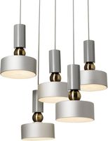 Люстра Maytoni Modern Void MOD030PL-05GR Серая — фото 2, Люстры