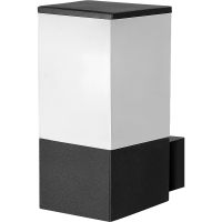 Настенный светильник Artelamp Plate A3710AL-1BK Белый Черный — фото 1, Уличное освещение