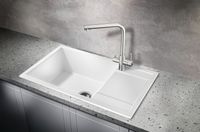 Кухонная мойка Milacio Navarra 78 Cuarzo Белый арт-MC.77052 — фото 2, Кухонные мойки