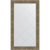 Зеркало Evoform Exclusive-G 130х75 BY 4231 с гравировкой в багетной раме - Виньетка античная латунь 85 мм — фото 1, Мебель для ванной