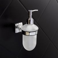 Дозатор жидкого мыла Fixsen Kvadro FX-61312 Хром — фото 2, Дозаторы