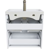 Тумба с раковиной Iddis Zodiac 60 ZOD6CB0i95K подвесная Белая — фото 3, Тумбы с раковиной