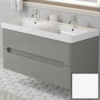 Тумба с раковиной SanVit Форма 120 kforma1201 в цвете Ral подвесная Белый глянец — фото 1, Тумбы с раковиной