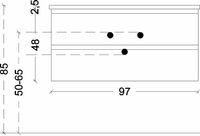Тумба под раковину Boheme Armadi Art Capolda 100 849-100-W подвесная Белая — фото 5, Мебель для ванной