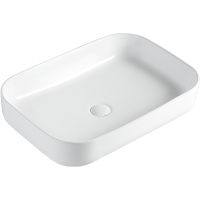 Раковина-чаша Orange 60 B03-600W Белая глянцевая — фото 1, Раковины накладные