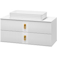 Товар: Тумба с раковиной Brevita Sevilla 105 УТ000022660 подвесная Белая глянцевая - фото 1 Тумба с раковиной Brevita Sevilla 105 УТ000022660 подвесная Белая глянцевая — фото 1, Тумбы с раковиной