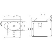 Раковина-чаша Bocchi Vessel 72 1013-019-0125 Красная глянцевая — фото 4, Раковины