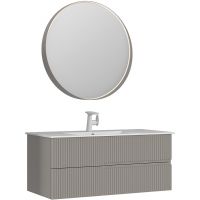 Товар: Тумба с раковиной Orka Moonlight 120 5001508 подвесная Бежевая матовая - фото 2 Тумба с раковиной Orka Moonlight 120 5001508 подвесная Бежевая матовая — фото 2, Мебель для ванной