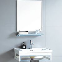 Комплект мебели для ванной River Laura 705 BU 10000003947 Белый Голубой — фото 1, Комплекты мебели для ванной