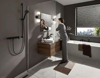 Смеситель для душа Hansgrohe Vivenis 75620670 Черный матовый — фото 5, Смесители