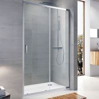 Душевая дверь Koller Pool Trend 120 TD120C профиль Хром стекло прозрачное — фото 1, Душевые двери в нишу