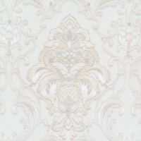 Обои Артекс The Best 2 10483-01 Винил на флизелине (1,06*10,05) Белый/Бежевый, Дамаск — фото 1, Обои для стен