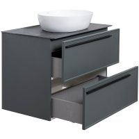 Товар: Тумба под раковину La Fenice Elba 90 FNC-01-ELB-G-90-2 подвесная Серая матовая - фото 4 Тумба под раковину La Fenice Elba 90 FNC-01-ELB-G-90-2 подвесная Серая матовая — фото 4, Мебель для ванной