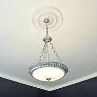 Розетка потолочная Европласт 1.56.023 590x52x590 мм — фото 2, Колонны