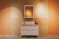 Зеркальный шкаф Silver Mirrors Киото-3 60 LED-00002824 с подсветкой Черный — фото 2, Зеркальные шкафы в ванную