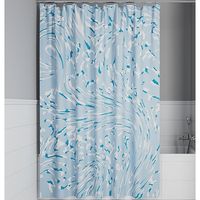 Штора для ванны Iddis Base 240х200 BX02P18i11 Голубая — фото 1, Аксессуары для туалета