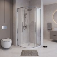 Товар: Душевой уголок Niagara Nova 90х90 NG-3626-34 профиль Хром стекло шиншилла - фото 2 Душевой уголок Niagara Nova 90х90 NG-3626-34 профиль Хром стекло шиншилла — фото 2, Душевые уголки четверть круга