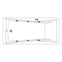 Товар: Акриловая ванна Excellent Palace 170x75 WAEX.PAL17.SOFT.CR с гидромассажем - фото 5 Акриловая ванна Excellent Palace 170x75 WAEX.PAL17.SOFT.CR с гидромассажем — фото 5, Ванны