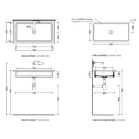 Раковина Flaminia Mini 75 MW75SPNER Черная — фото 3, Раковины