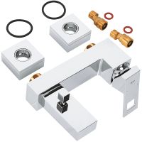 Смеситель для ванны Grohe Eurocube 23140000 Хром — фото 8, Смеситель для ванны