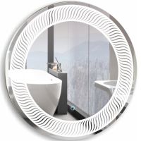 Зеркало Azario Милуз 77 ФР-00000937 с подсветкой с сенсорным выключателем — фото 1, Зеркала в ванную комнату