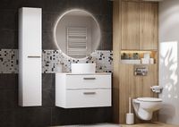 Шкаф пенал Roca Victoria 30 A857564806 подвесной Белый глянец — фото 3, Пеналы для ванной комнаты