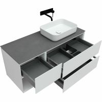 Товар: Тумба под раковину Allen Brau Infinity 120 R 1.21007.WM подвесная Белая матовая - фото 8 Тумба под раковину Allen Brau Infinity 120 R 1.21007.WM подвесная Белая матовая — фото 8, Мебель для ванной