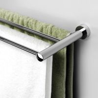 Полка для полотенец WasserKRAFT Donau K-9411 Хром — фото 3, Полки для полотенец