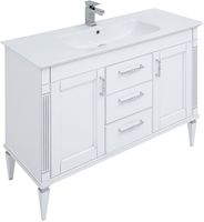 Товар: Тумба с раковиной Aquanet Селена 120 233696 Белая Патина серебро - фото 3 Тумба с раковиной Aquanet Селена 120 233696 Белая Патина серебро — фото 3, Тумбы с раковиной