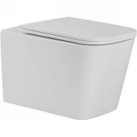 Унитаз SantiLine SL-5027 подвесной Белый с сиденьем Микролифт — фото 1, Подвесные унитазы