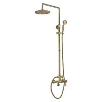 Душевая система ZorG Antic A 201DS-BR Бронза — фото 1, Душевые стойки