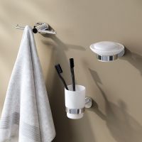 Товар: Набор аксессуаров для ванной AM.PM Sense L AK74B0403W Хром - фото 2 Набор аксессуаров для ванной AM.PM Sense L AK74B0403W Хром — фото 2, Наборы аксессуаров для ванной комнаты