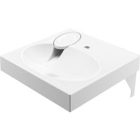 Раковина Paola Liguria 60x60 на стиральную машину Белая глянцевая — фото 3, Раковины