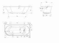 Товар: Акриловая ванна Marka One Alisa MG 170x75 R 01али1775п без гидромассажа - фото 4 Акриловая ванна Marka One Alisa MG 170x75 R 01али1775п без гидромассажа — фото 4, Ванны