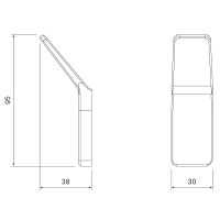 Крючок Iddis Slide SLISC10i41 Хром — фото 3, Крючки для полотенец