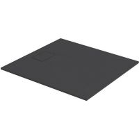 Душевой поддон из искусственного камня Excellent Lavano 90x80 BREX.1103.090.080.BLN Черный — фото 1, Душевые поддоны