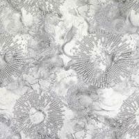 Обои Solo Disco Винил на флизелине (1,06*10) Серый/Серебряный, Абстракция/Круги арт-E201908 — фото 1, Обои