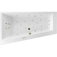 Акриловая ванна Excellent Sfera Slim 170x100 L WAEX.SFL17S.ULTRA.BR с гидромассажем — фото 1, Ванны