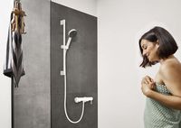Товар: Смеситель для душа Hansgrohe Finoris 76620700 Белый матовый - фото 2 Смеситель для душа Hansgrohe Finoris 76620700 Белый матовый — фото 2, Смесители