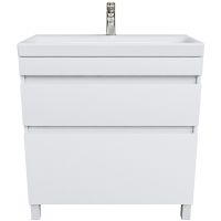 Тумба с раковиной Iddis Zodiac 80 ZOD8CBFi95K Белая — фото 1, Тумбы с раковиной