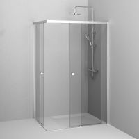 Душевой уголок AM.PM X-Joy 120х90 W94G-403-12090-MТ профиль Хром матовый стекло прозрачное — фото 10, Прямоугольные душевые уголки