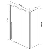 Товар: Душевой уголок Vincea Lugano 130x100 VSR-1L1013CLGM-1 профиль Вороненая сталь стекло прозрачное - фото 3 Душевой уголок Vincea Lugano 130x100 VSR-1L1013CLGM-1 профиль Вороненая сталь стекло прозрачное — фото 3, Душевые уголки