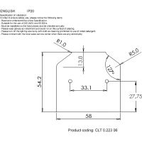 Заглушка Crystal Lux CLT 0.223 06 Алюминий — фото 2, Комплектующие для освещения